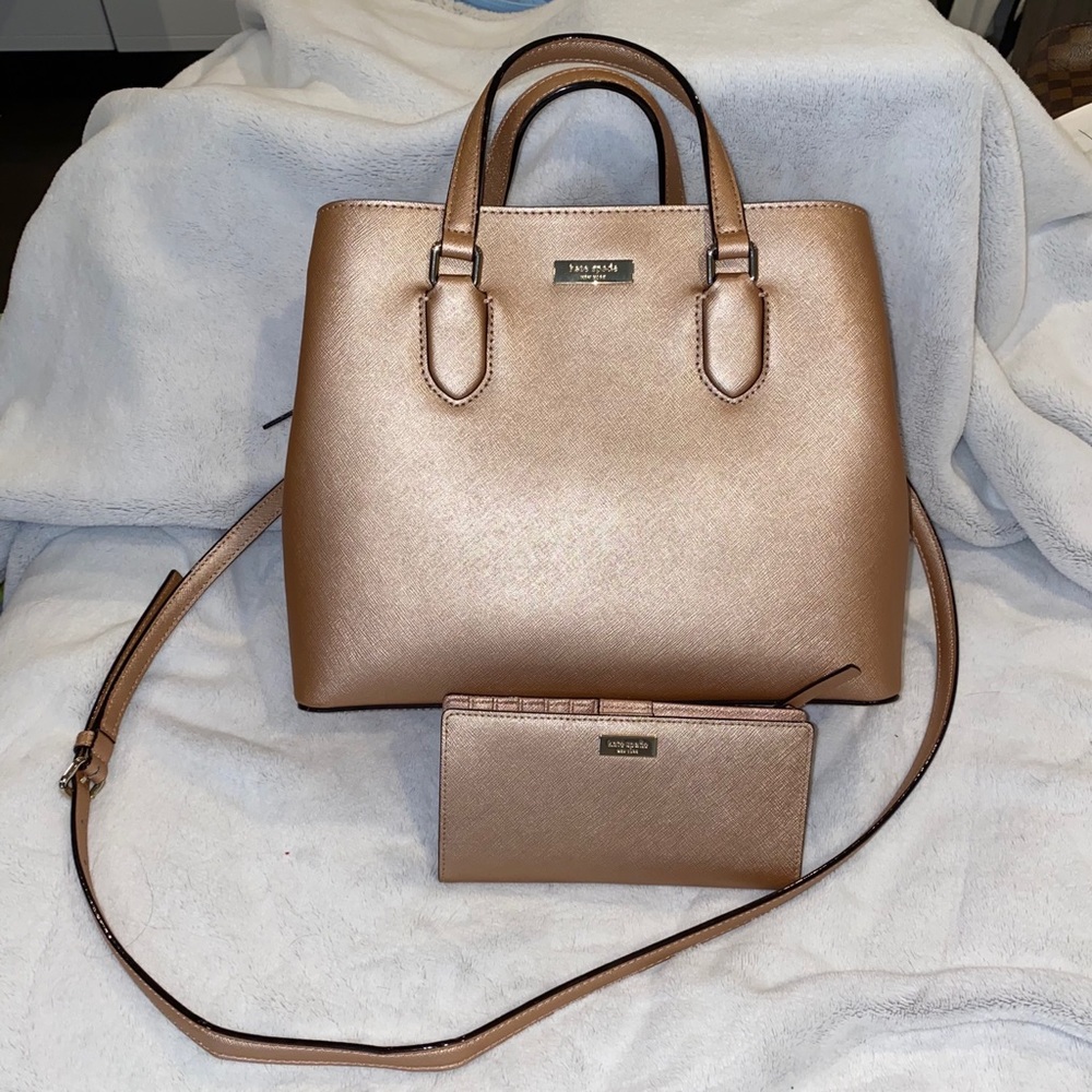 Brand new Rose Gold Kate Spade Purse